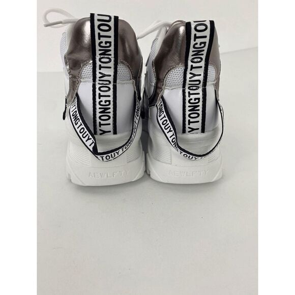 AEWLFTY NWOB Sneakers White Athletic Shoes Mod Contemporary Street Shoes - Size - Picture 8 of 10